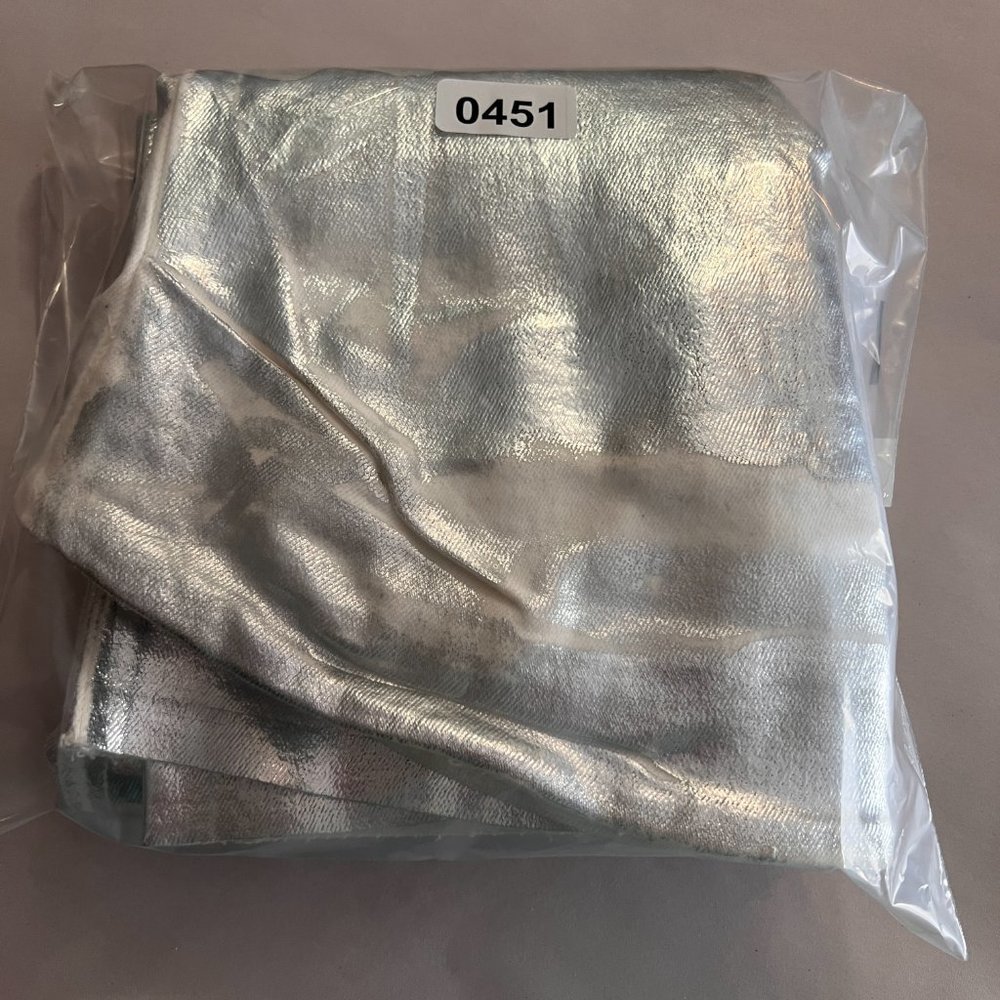 Zara Silver Strapless Midi Dress - Picture 8 of 9